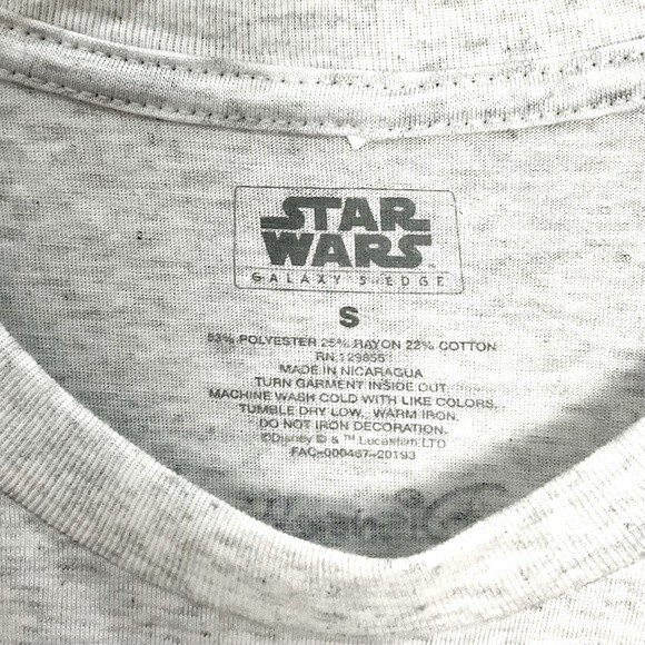 Walt Disney World Disney Parks Star Wars Galaxy’s Edge T-Shirt Tee NWT - Picture 5 of 5